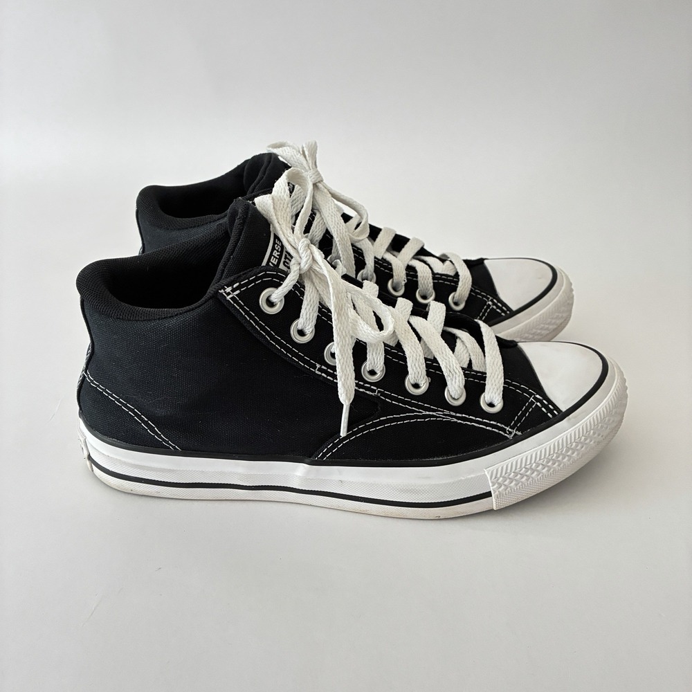 Converse Chuck Taylor All Star Malden Street Mid Canvas Sneakers Black Men's 7 - Picture 13 of 13